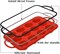 Silicone Muffin Pan, Metal Reinforced Frame Larger than Mini Cupcake Pan Easy to Handle 12 Cups Nonstick Small Silicone Muffin Tray for Baking Homemade Muffins, Cupcakes, Egg Bites